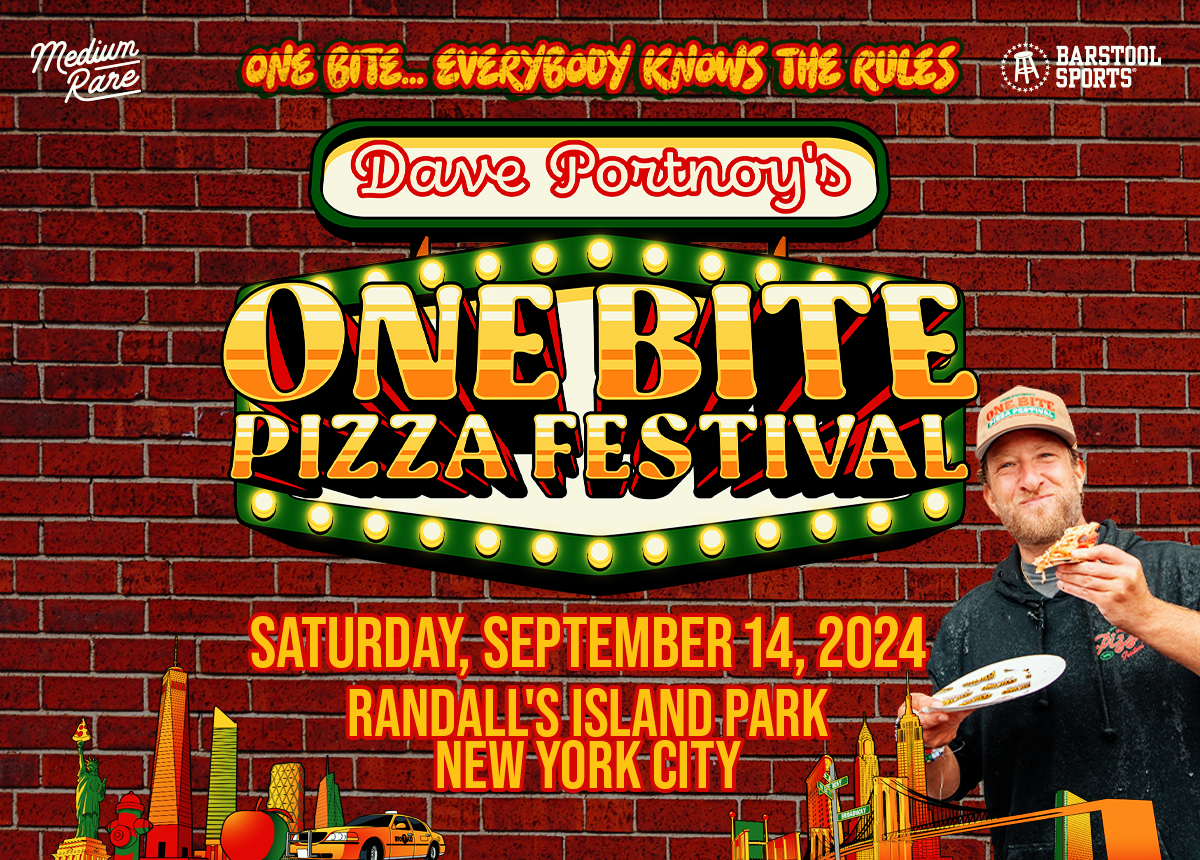 Getting Here Dave Portnoy's One Bite Pizza Fest 2024