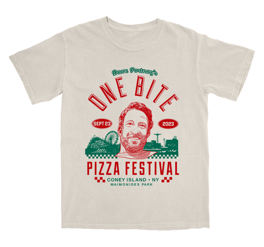 Dave Portnoy 47 Brand x One Bite Festival Slice Shirt, hoodie