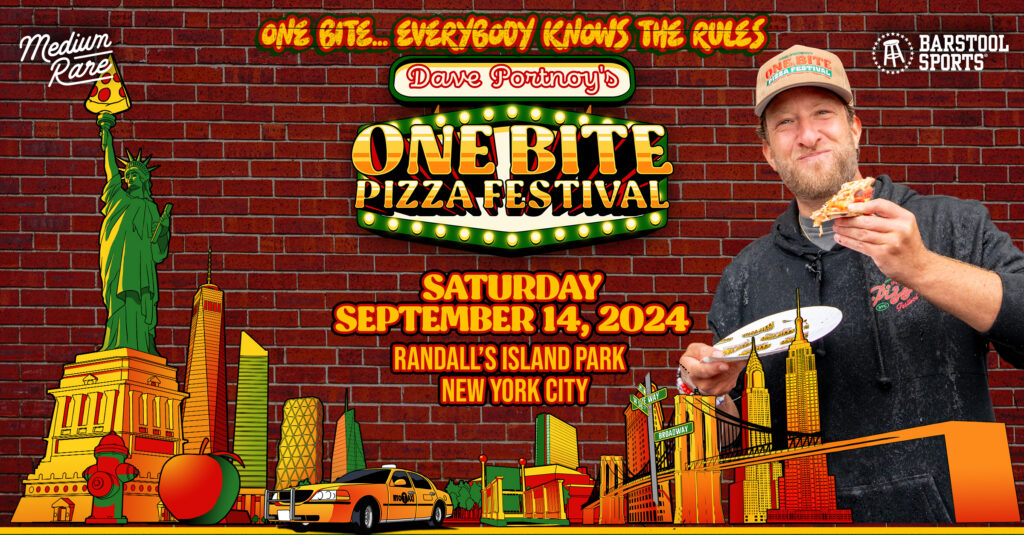 Joanie's Pizza Dave Portnoy's One Bite Pizza Fest 2024